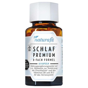 NATURAFIT Schlaf Premium 8-fach Formel Kapseln Produktbild