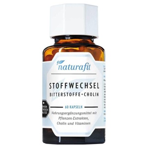 NATURAFIT Stoffwechsel Bitterstoffe+Cholin Kapseln Produktbild
