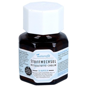 NATURAFIT Stoffwechsel Bitterstoffe+Cholin Kapseln Produktbild