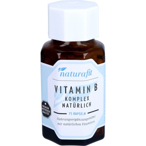 Naturafit Vitamin B Komplex natürlich Kapseln, 75 St Kapseln Produktbild