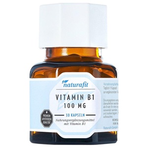NATURAFIT Vitamin B1 100 mg Kapseln Produktbild