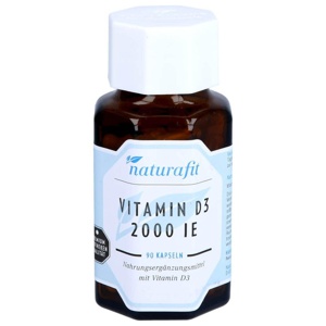 NATURAFIT Vitamin D3 2000 I.E. Kapseln Produktbild