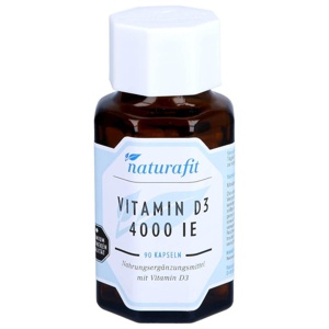 NATURAFIT Vitamin D3 4000 I.E. Kapseln Produktbild
