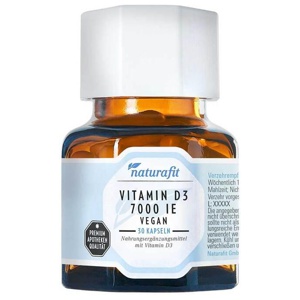 naturafit VITAMIN D3 7000 IE 30 St Kapseln Produktbild