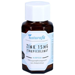 NATURAFIT Zink 15 mg Zinkpicolinat Kapseln Produktbild