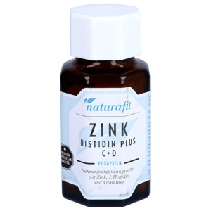 NATURAFIT Zink Histidin plus C+D Kapseln Produktbild
