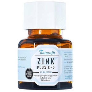 NATURAFIT Zink Plus C+D Kapseln Produktbild