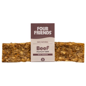 FourFriends Beef Munchy Bar with Venison 15 cm produkt bild