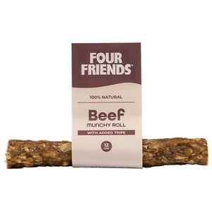 Natural Chews Beef Munchy Roll with Tripe till Hund - 12 cm produkt bild