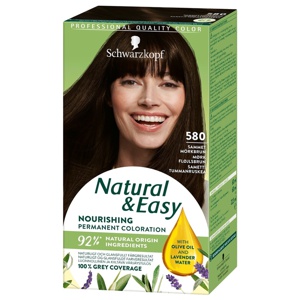 Schwarzkopf Natural & Easy 580 Mørkbrun produktbilde