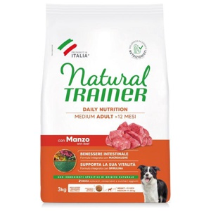 Natural Trainer Adult Medium mit Rind Produktbild