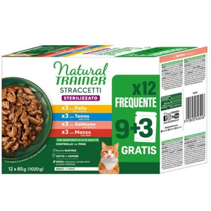Natural Trainer Straccetti Adult Sterilised Streifen in Soße 12 x 85 g Produktbild
