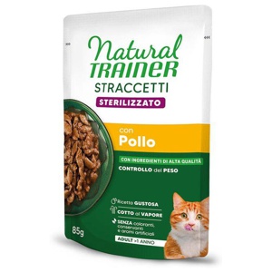 Natural Trainer Straccetti Adult Sterilised Streifen in Soße 24 x 85 g Produktbild