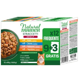Natural Trainer Straccetti Adult Streifen in Soße 12 x 85 g Produktbild