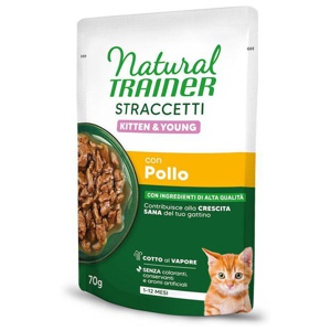 Natural Trainer Straccetti Kitten & Young Streifen in Soße 28 x 70 g Produktbild
