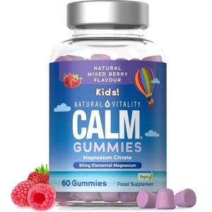 Natural Vitality Calm Kids Magnesium 90mg 60 Vegan Gummies product image