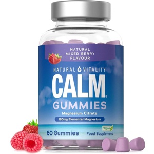 Natural Vitality Calm Magnesium 180mg 60 Vegan Gummies product image