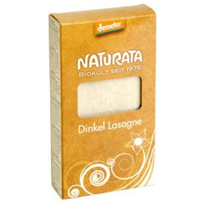 Naturata Lasagne Spelt Hvid Demeter Økologisk   250 g produktbillede