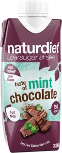 Naturdiet Shake, Mintchoklad, 330 ml produkt bild