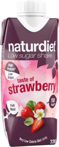 Naturdiet Shake, Jordgubb, 330 ml produkt bild