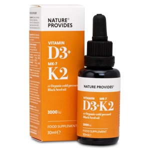 Nature Provides Vitamin D3+K2 30 ml produktbillede