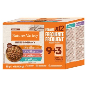 Nature's Variety Bites in Soße Adult 12 x 85 g Produktbild