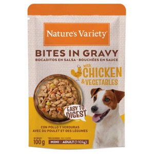 Nature's Variety Bites in Soße Mini Adult 24 x 100 g Produktbild