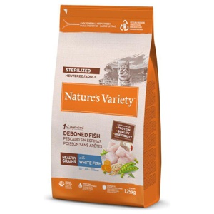Nature's Variety Healthy Grains Sterilized Weißfisch Produktbild