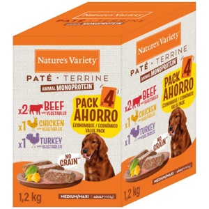 Nature's Variety Original Paté No Grain Medium/Maxi Adult 4 x 300 g Produktbild