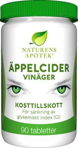 Naturens Apotek Äppelcidervinäger, 90 tabl produkt bild