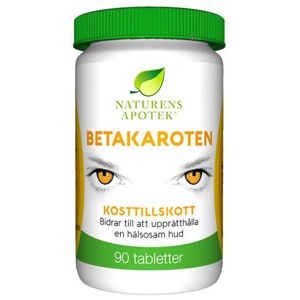 Naturens Apotek Betakaroten 90 tabletter produkt bild