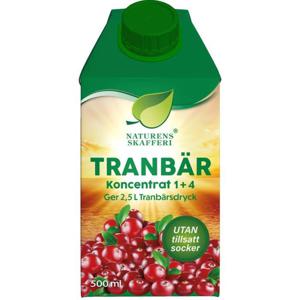 NATURENS SKAFFERI Tranbär koncentrat 500 ml produkt bild