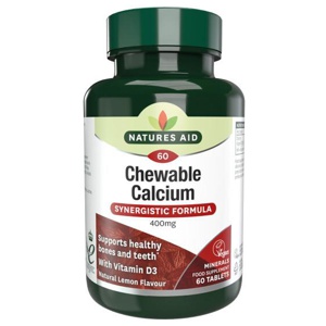 Natures Aid Calcium (Chewable) 400mg (with Vitamin D3) product image
