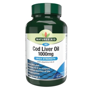 Natures Aid Cod Liver Oil (High Strength) 1000mg product image