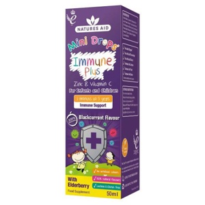 Natures Aid Immune Plus Mini Drops 50ml product image