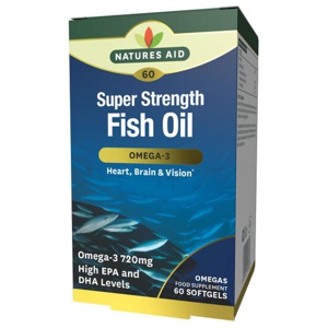 Natures Aid Super Strength Fish Oil (Omega 3) product image