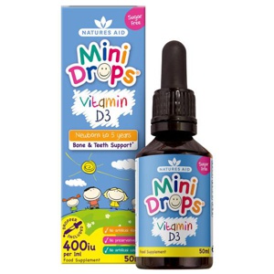 Natures Aid Vitamin D3 400iu (10ug) Mini Drops product image