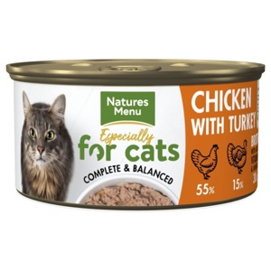 natures:menu Cat Adult Chicken & Turkey 85 g produkt bild