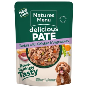 Natures:menu Dog Adult Turkey, Chicken & Vegetables 300 g produkt bild