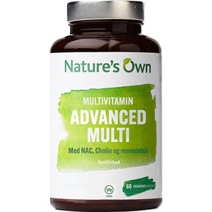 Natures Own Multivitamin - Advanced multi   60 kapsler produktbillede