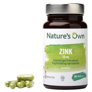 Natures Own Zink - 60 kaps. produktbillede