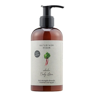 Naturfarm Body Lotion Rabarber   250 ml produktbillede