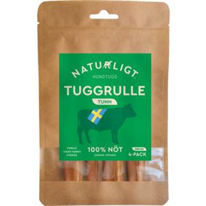 Naturligt Hundtugg Tuggrulle Tunn 4-pack produkt bild
