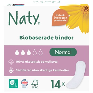 Naty Binda Normal 14 st produkt bild
