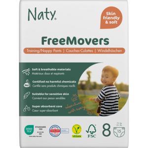 Naty Byxblöjor FreeMovers storlek 8, 15 st produkt bild