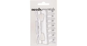 Needs Essentials Hårklämma Genomskinlig 1 st produkt bild