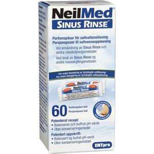 NeilMed Sinus Rinse refill 60 saltpåsar produkt bild
