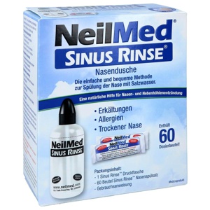 NEILMED Sinus Rinse Nasendusche+60 Btl.Spülsalz Produktbild