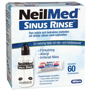 NeilMed Sinus Rinse neseskyller m/60 stk porsjonsposer salt produktbilde