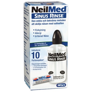 NeilMed Sinus Rinse neseskyller og 10 poser salt 1 sett produktbilde